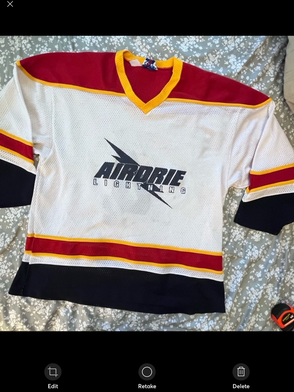 Vintage Kobe Airdrie Lighting Hockey Jersey